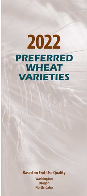 Cover of 2022 Preferred Wheat Varieties Brochure