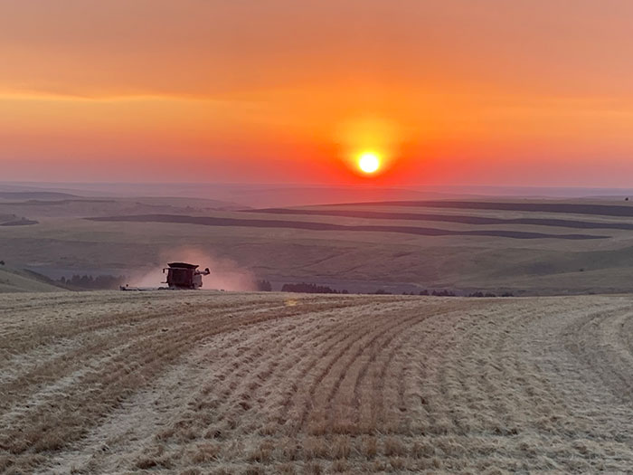 Gary Bailey Farm at Sunset