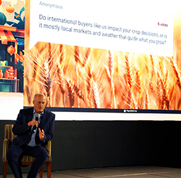 U.S. Wheat Associates board chair, Jim Pellman, responding to a customer question.