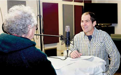 Drew Lyon records and episode of the Washington State University Wheat Beat Podcast with Dr. Tim Paulitz.